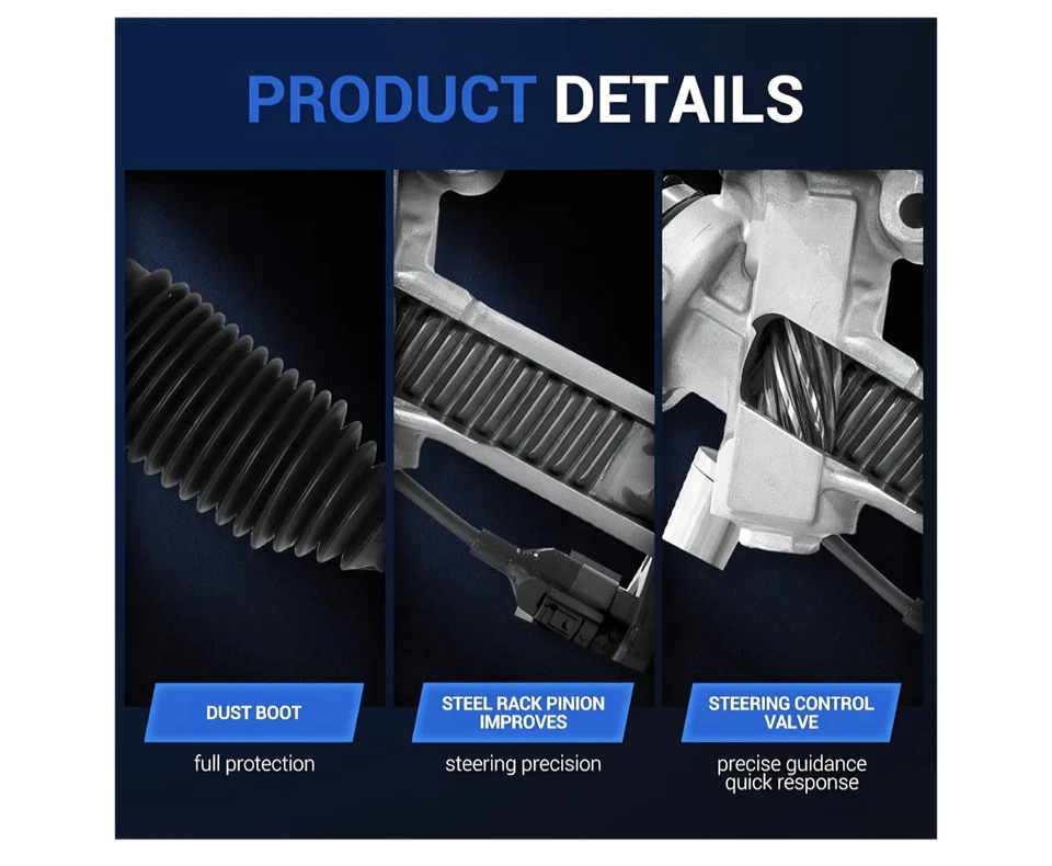  Nissan Frontier 05-20, Pathfinder 05-12, Xterra 05-15 Autoround Rack and Pinion - Image 3 of 4