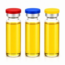 1000 Ct 10ml Vials w/ Flip Off Caps  Rubber Stoppers Lab Glass Bottles