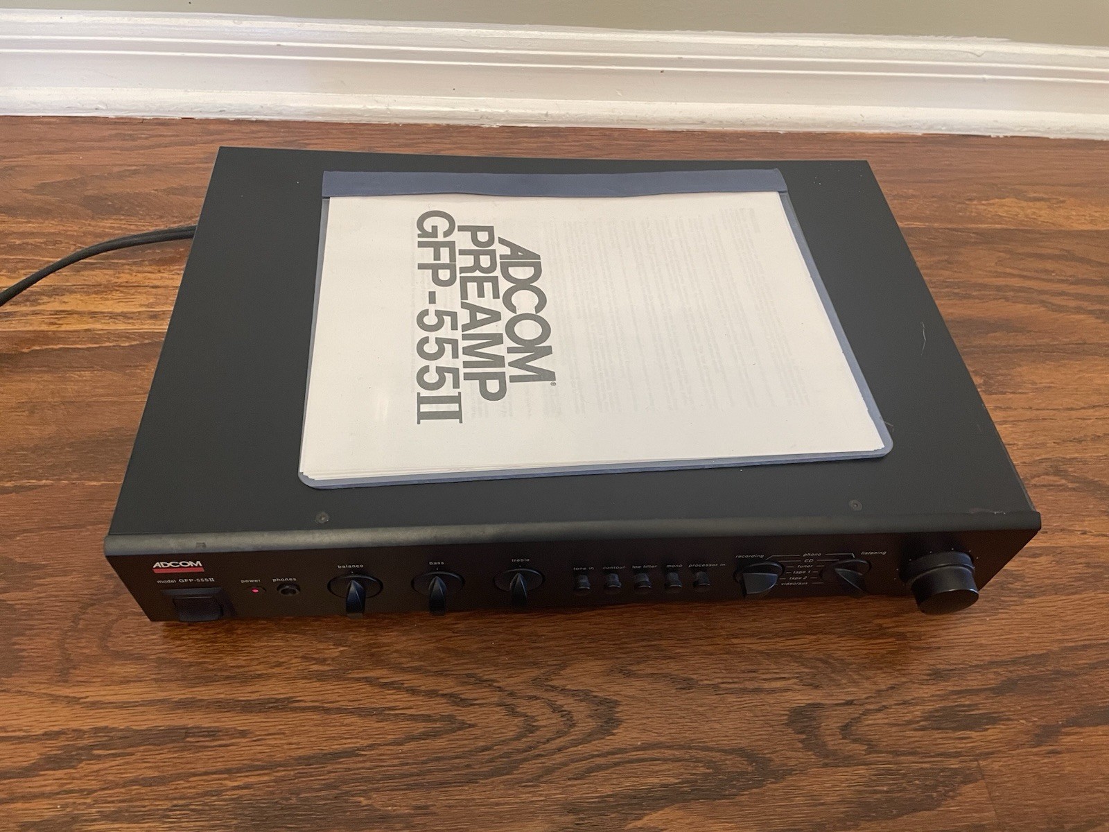 Vintage Adcom GFP- 555 II Preamplifier. Excellent Condition