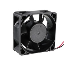 60mmx60mmx25mm Cooling Fan Long Life Dual Ball Bearings PC Case Fan Black