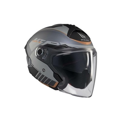 Jet MT HELMETS COSMO SV CRUISER C2 Matte Grey Helmet