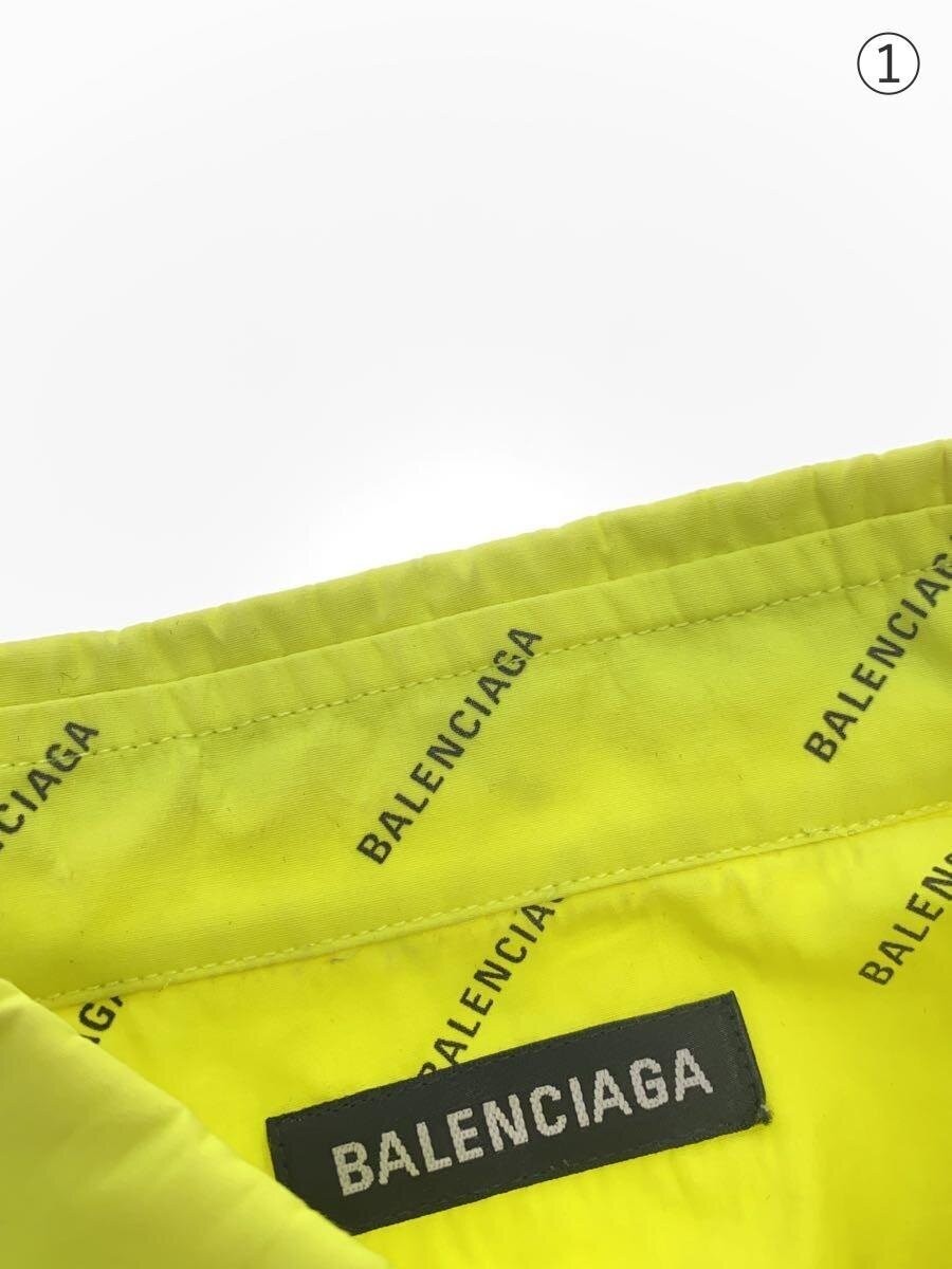 BALENCIAGA Long Sleeve Shirt Cotton IVO All-Over Logo Shirt CE23 534333 thumbnail 7