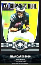 Saquon Barkley 2025 Panini Donruss Champ is HERE Philadelphia Eagles #CIH-SBY