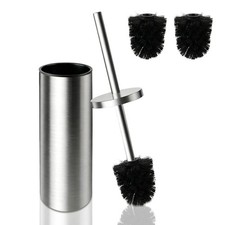 Toilet Brush and Holder Set,Stainless Steel Toilet Bowl Brush and Holder for ...