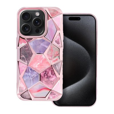Schutzhülle für Apple iPhone 16 Pro in Pink V6