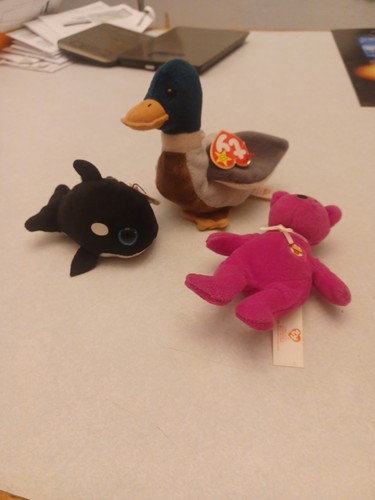 Lot of 3 And 1 Is A McDonald's Teenie Beanie Babies Toys