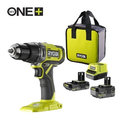 RYOBI 18V ONE+ Akku Schlagbohrschrauber inkl. 1x 2Ah / 4Ah Akku + Ladegerät