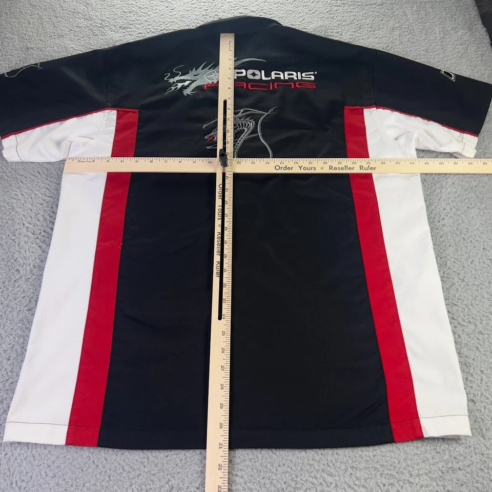 Рубашка гоночная мужская Pure Polaris большая черная на пуговицах механическая гаражный дракон Dupont - Изображение 3 из 4