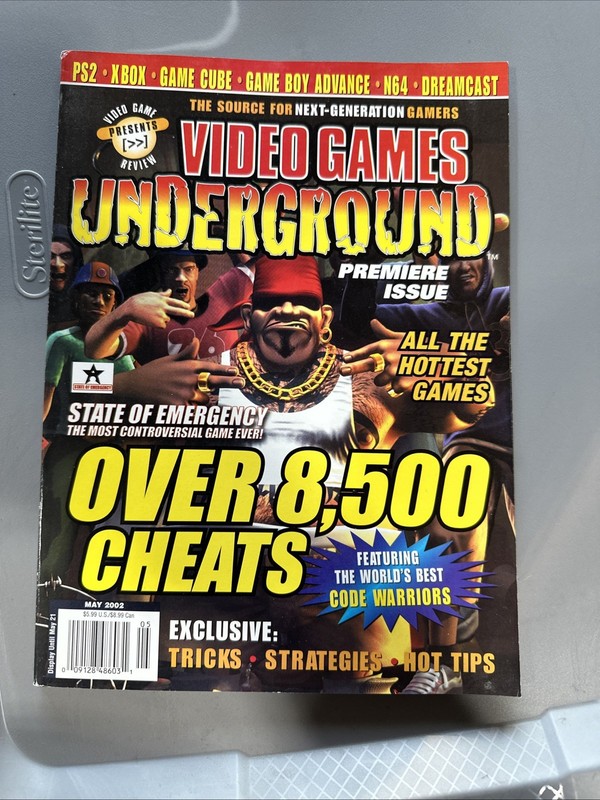 VIDEO GAMES UNDERGROUND MAGAZINE July 2002-Holiday