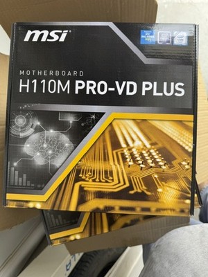 MSI H110M PRO-VD PLUS MicroATX Motherboard LGA1151 DDR4 PCIe HDMI USB VGA Audio