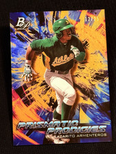 2018 Bowman Platinum ORANGE PRISMATIC PRODIGIES Lazarito Armenteros 12/25
