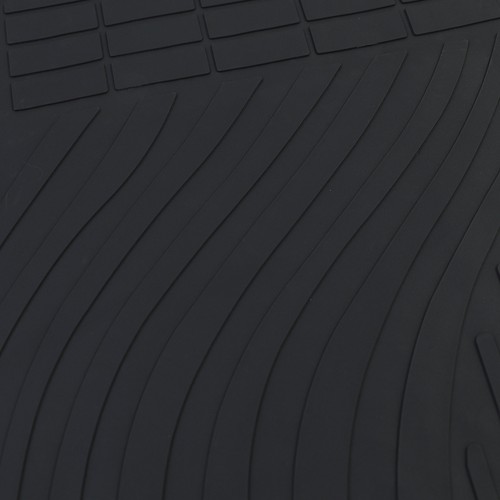 Auto Gummi Fußmatten Schwarz Premium Set passt für BMW E46 Limo Touring 98-05 - Bild 4 von 9