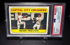 2018 Topps Heritage - Bryce Harper & Juan Soto Combo - PSA 10 - Card #CC-9