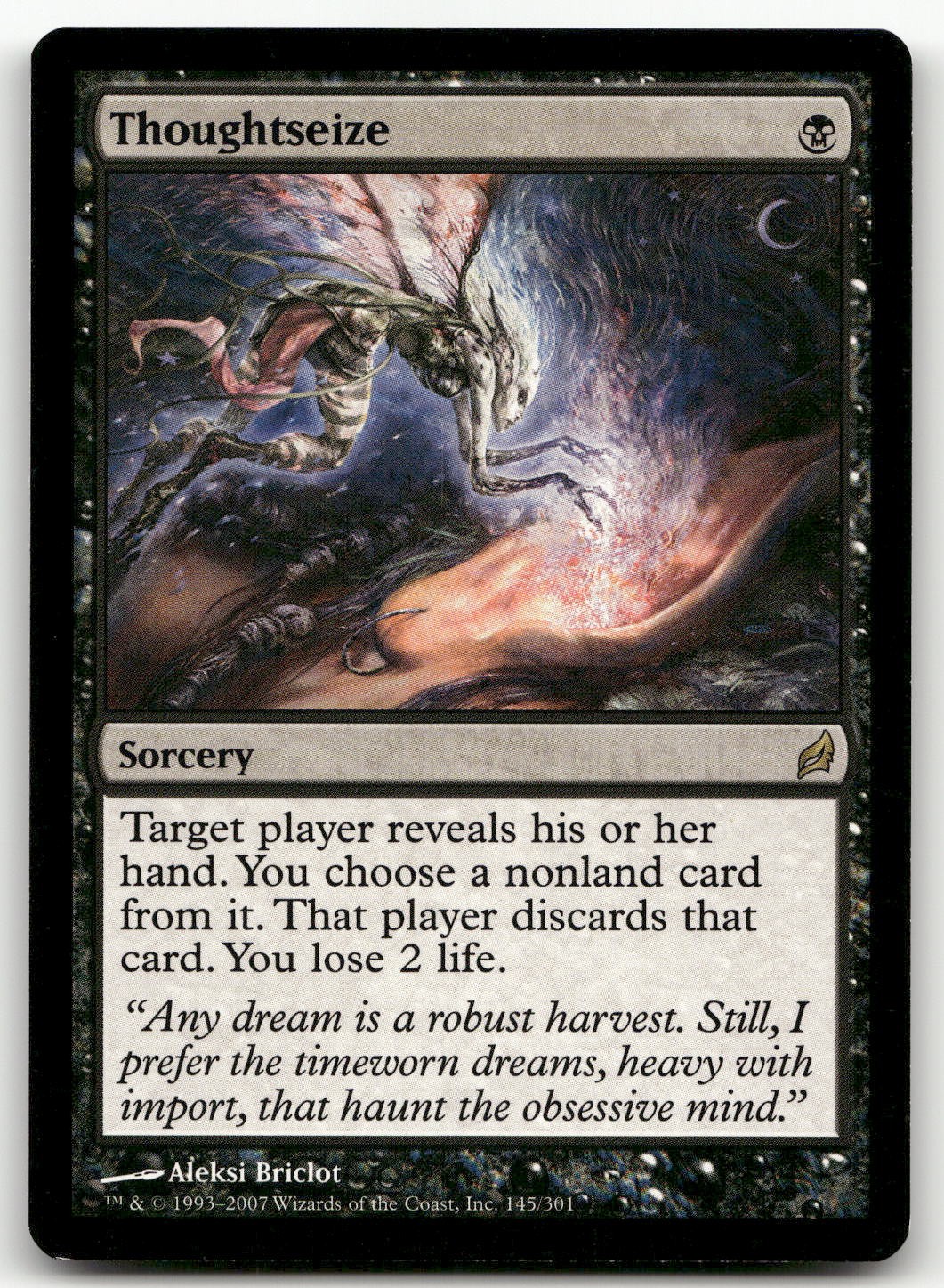 Thoughtseize #145 (LP) Lorwyn LRW Magic MTG