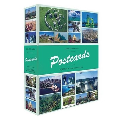 Album Postcards Album POSTCARDS für 200 Postkarten, mit 50 festeingebundenen ...