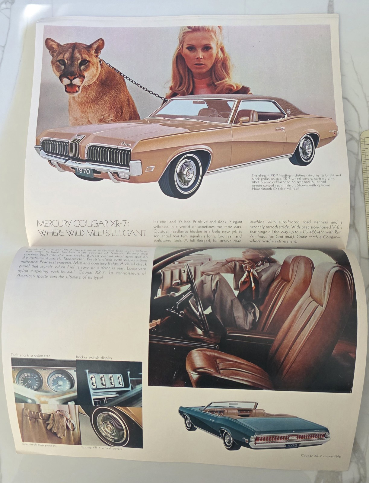 1970 Mercury BIG Sales Brochure Catalog Marquis Cyclone Cougar Montego Monterey thumbnail 12