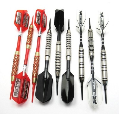3 sets soft tip darts - 3 x 18g - Different Body Styles + Extras Tracking 5
