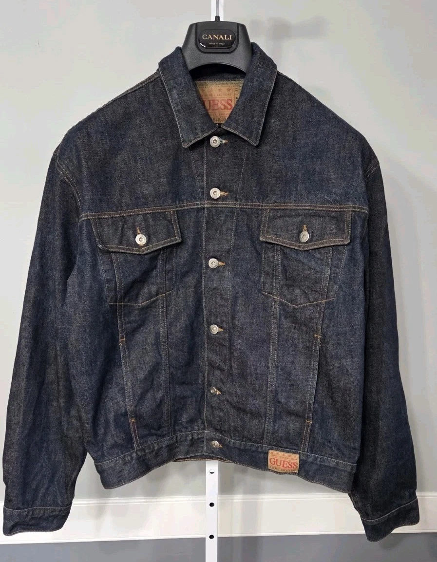 vintage guess jean jacket products for sale | eBay