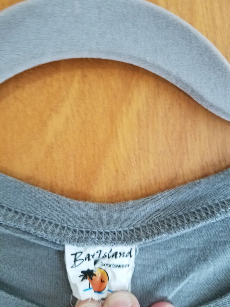 ALTRA T shirt maglietta grigia Bay Island "What Other Shananigans Can I Get Into" taglia Med