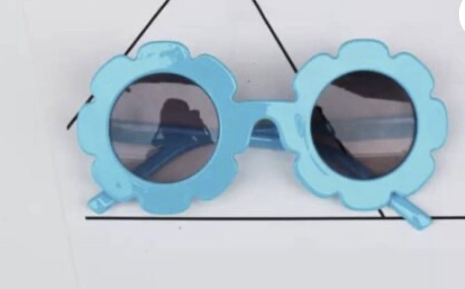 Baby Girl Sunglasses with Flower Lenses - Summer Color Shades for Toddlers-image