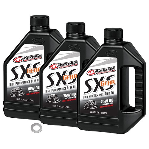 Tusk Drivetrain Oil Change Kit with Maxima Oil For KAWASAKI Teryx KRX