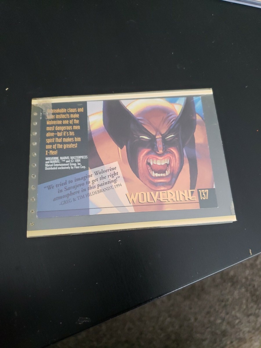 1994 Fleer Marvel Masterpieces Gold Foil Signature Series