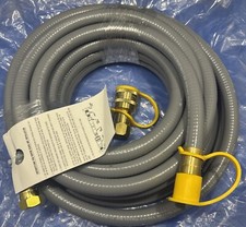 Natural Gas Quick Connect Hose 36 Ft 1/2" Low Pressure Gas Hose