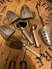 Lot of 4 Vintage A J Ecko Stainless Steel Metal Shoe Stretchers Form Keepers