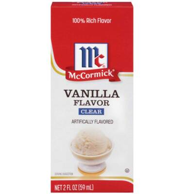 McCormick Vanilla Extract Clear Gluten Free - 2 Oz - Pack of 2