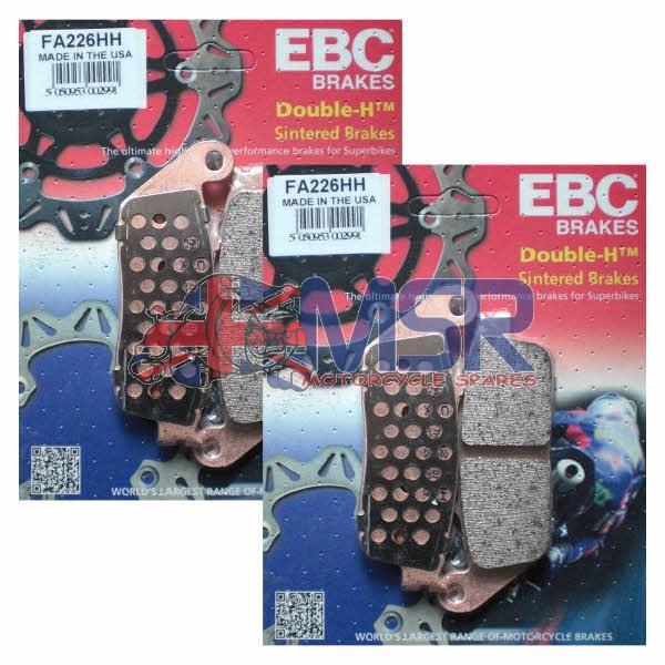 Honda CBR600F (non ABS) EBC FA226HH Sintered Front Brake Pads 2011-2013