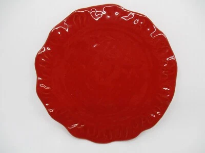 VIETRI BELLEZZA TOMATO RED SALAD PLATE - 8 1/2" 0711D
