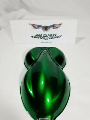 All Kandy's Mary Jane Green Medium Silver Glowin Bases Wet Wet Clear Quart Kit