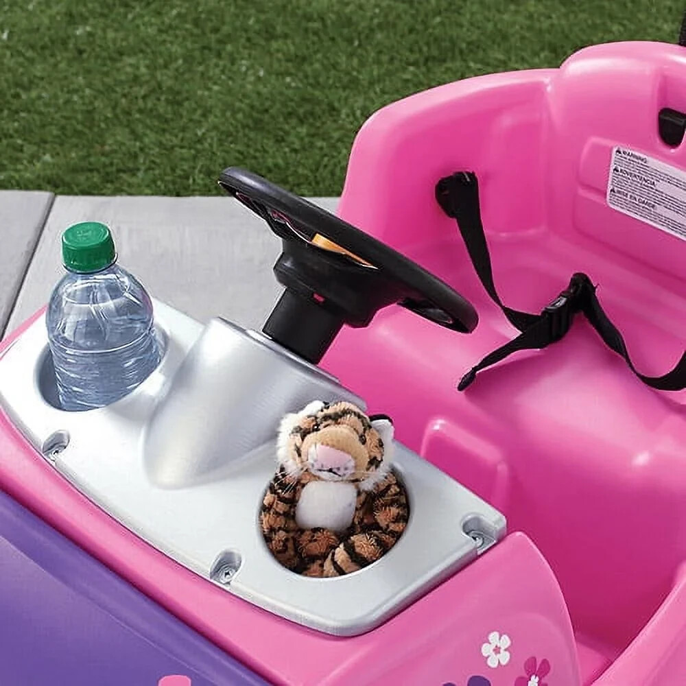 Hot Deal! Step2 Whisper Ride II Pink Kids Push Car and Ride on Toy
