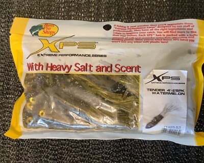 Bass Pro Shops Heavy Salt & Scent Tender 4  25pk Watermelon