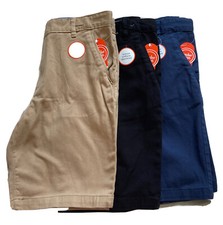 Wonder Nation Boys School Uniform Shorts Lot of Three Size 14 Huskies