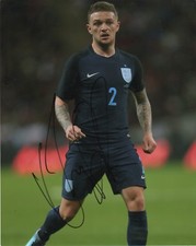 England Kieran Trippier Autographed Signed 8x10 Photo COA B
