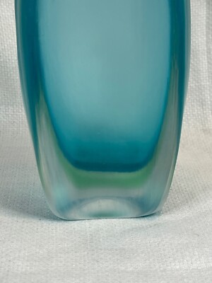Paolo Venini Inciso Blue Venetian Murano glass 10