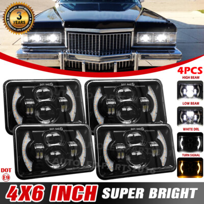 LED Scheinwerfer US EU Umrüstung E-Prüf Für Cadillac DeVille Coupe Sedan Seville