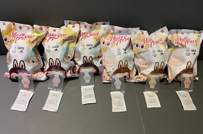 POP MART Labubu The Monsters Have A Seat Plush Doll KeyChain No Box 2nd Gen