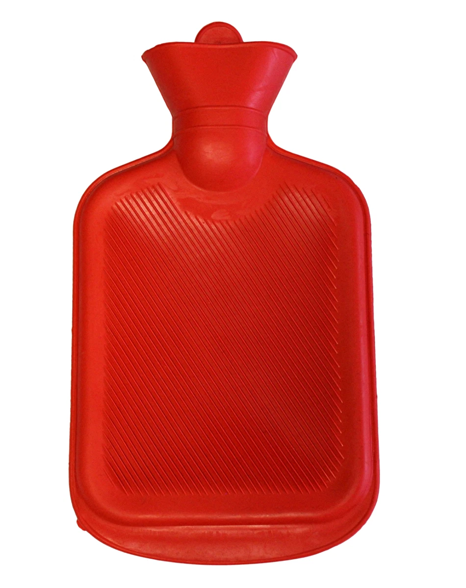 Hot Water Bottle 800ML Natural Rubber BPA Free-Durable Hot Compress 27 FL  OZ.