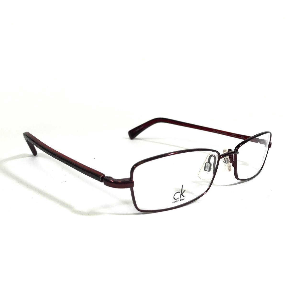 Calvin Klein 5202 607 Eyeglasses Frames Red Rectangular Full 