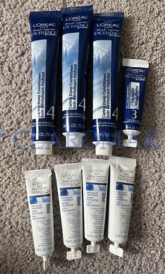 8 Tubes Loreal Excellence Creme Blonde Supreme Conditioning Treatment Pre-Color