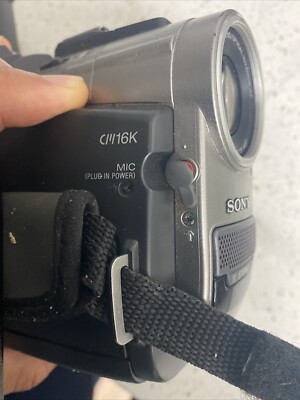 Sony Handycam Vision Mini DV DCR-TRV7 Camcorder Untested - Silver