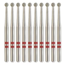 Dental Diamond Burs for Zirconia Cutting Multi-Use Round Fine Grit Z801L/014F FG
