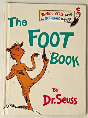 VTG 1968 DR. SEUSS ''THE FOOT BOOK'' Early Edition from Random House Inc