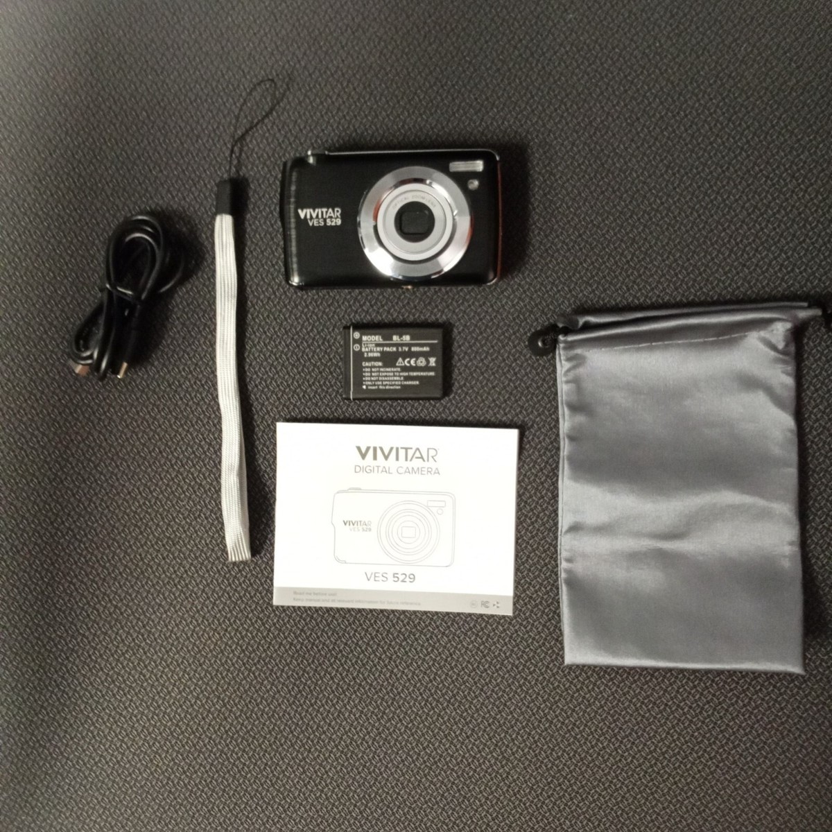 Digital Camera Vivitar VES 529 8x Zoom HD Video & Audio Recording