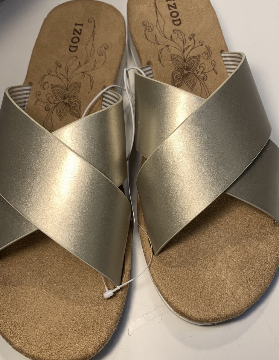 Womens Sandals Izod Ladies Strap Sandal Gold Izod Shoes Izod