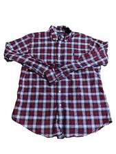 Ralph Lauren Mens Multicolor Plaid Long Sleeve Button Down Shirt Size Large