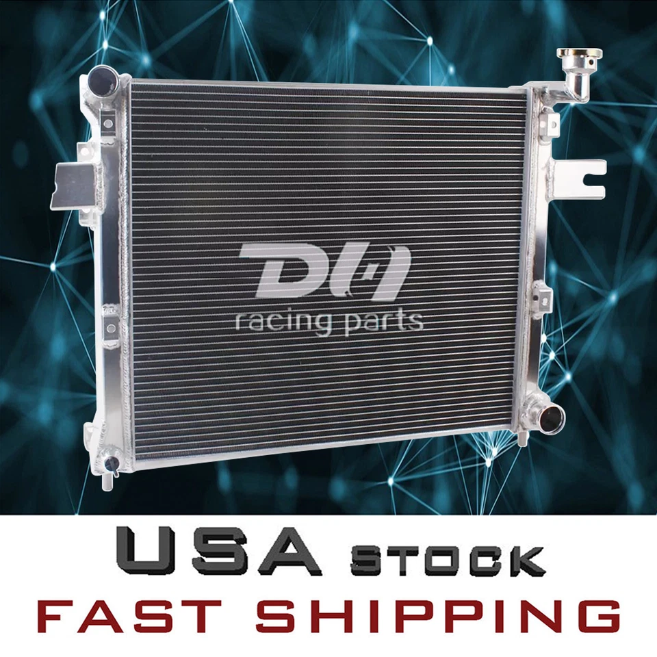 3 Row All Aluminum Radiator For 2005-2010 Jeep Commander/Grand Cherokee 3.0-6.1L - Изображение 3 из 4