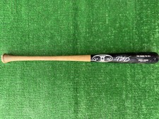 COLORADO ROCKIES BENNY MONTGOMERY AUTOGRAPHED GAME USED BASEBALL BAT